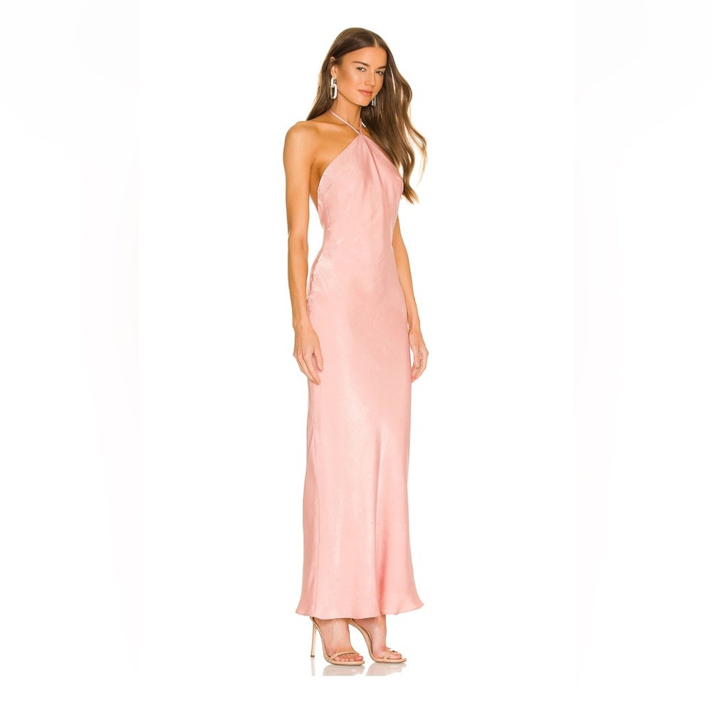 Michael Costello - x revolve Millie gown in blush small